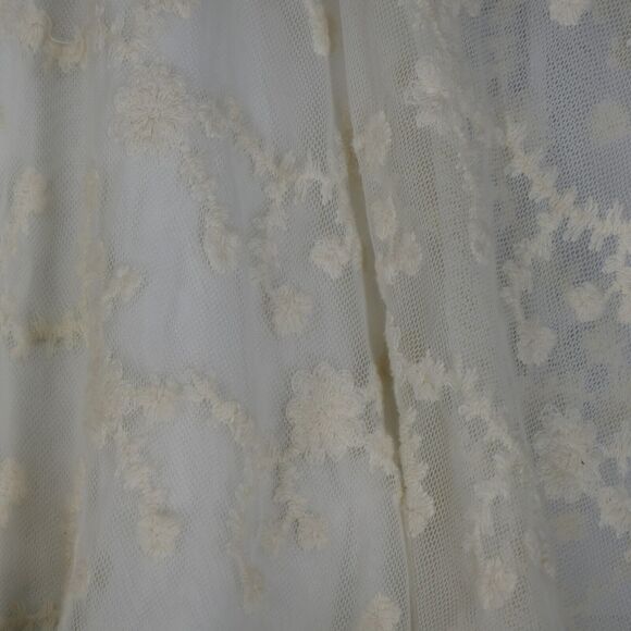 Coldwater Creek Purple Dress with Attached Cardigan Women 12 Ruffle Slinky - Picture 5 of 13